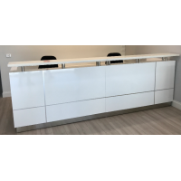 Hugo Plus 3200mm Reception Desk Hugo Plus 3200mm Reception Desk
