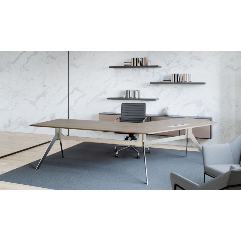 Delta 120 Degree Executive Desk