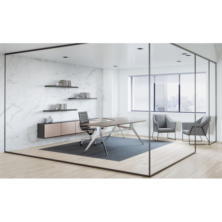 Delta 120 Degree Executive Desk