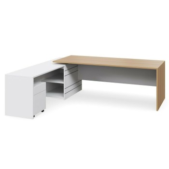 Geo Slab End Executive Desk