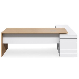 Geo Slab End Executive Desk
