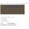 Two Tier Executive Storage Desk HUGE RANGE OF COLOURS AND LEG OPTIONS