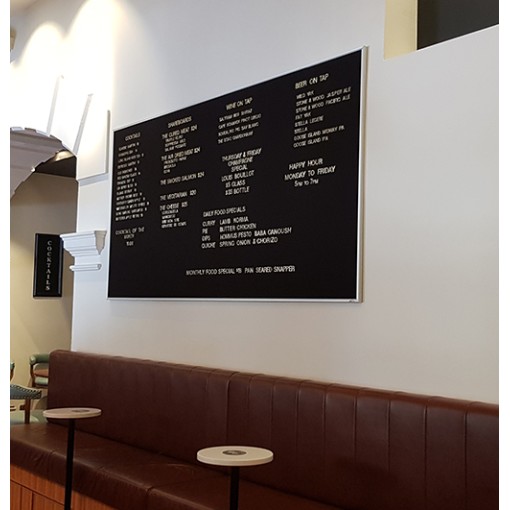 Executive Framed Felt Changeable Menu Letter Board 