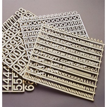 Executive Letters and Numbers for Letterboards  