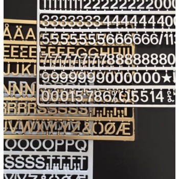 Executive Letters and Numbers for Letterboards  