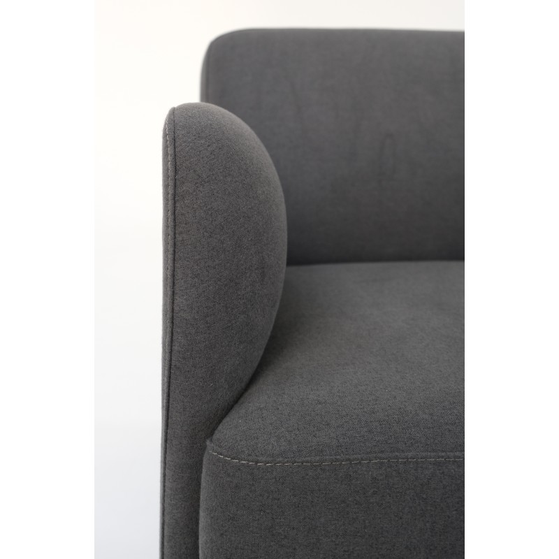 Aspen Sofa Lounge - Charcoal Fabric 
