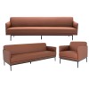 Aspen Sofa Lounge - Tan PU