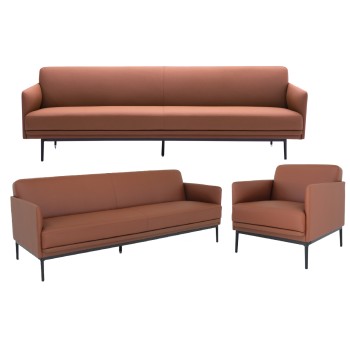 Aspen Sofa Lounge - Tan PU