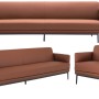 Aspen Sofa Lounge - Tan PU