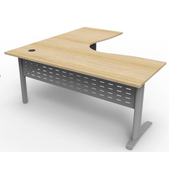 Deluxe Rapid Span Corner Workstation - Choice of Top and Choice of Bases