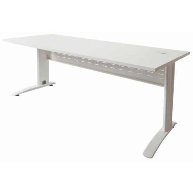 Rapid Span Desk - White Top with Choice of Bases