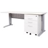 Rapid Span Desk - White Top with Choice of Bases