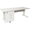Rapid Span Desk - White Top with Choice of Bases