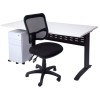 Rapid Span Desk - White Top with Choice of Bases