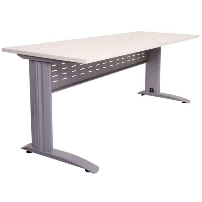 Rapid Span Desk - White Top with Choice of Bases
