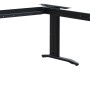 WSTB Corner Desk Metal Frame With Optional Modesty Panels