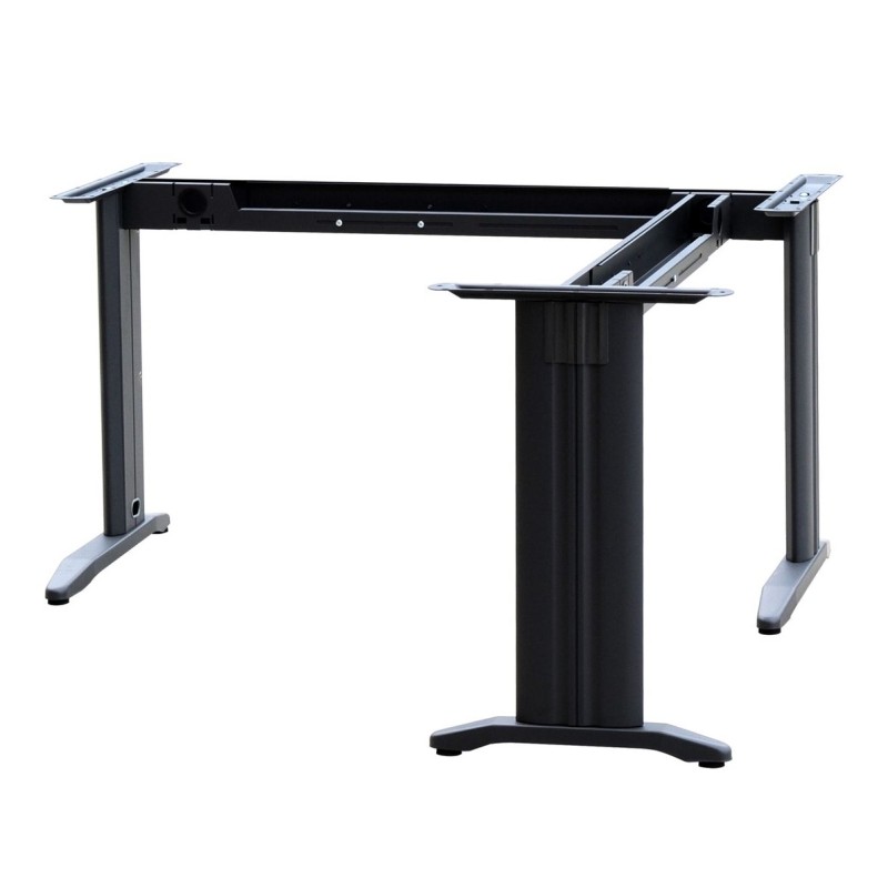 WSTB Corner Desk Metal Frame With Optional Modesty Panels