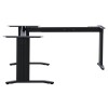 WSTB Corner Desk Metal Frame With Optional Modesty Panels