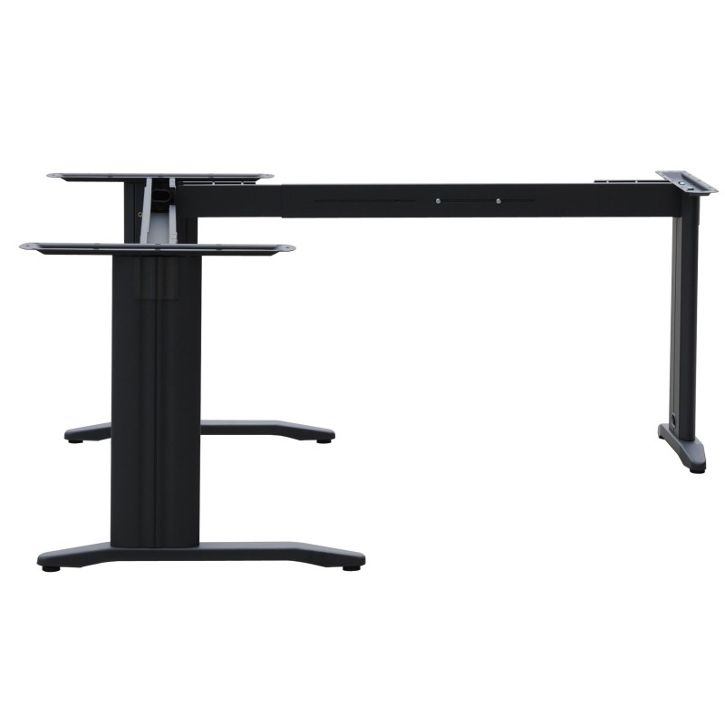 WSTB Corner Desk Metal Frame With Optional Modesty Panels