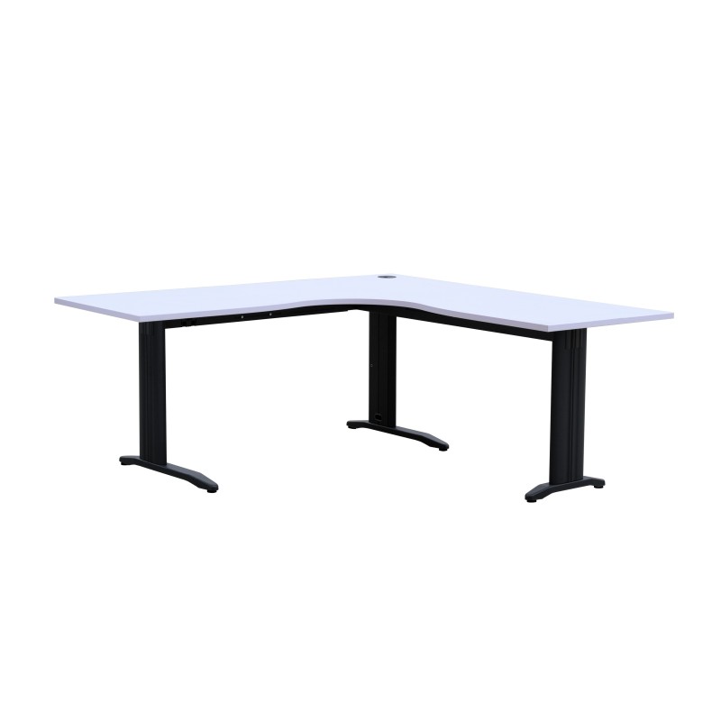 WSTB Corner Desk Metal Frame With Optional Modesty Panels