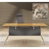 Novara Manager Desk in Zebrano Wood Veneer  