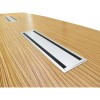 Novara  Boardroom Table 3m Zebrano