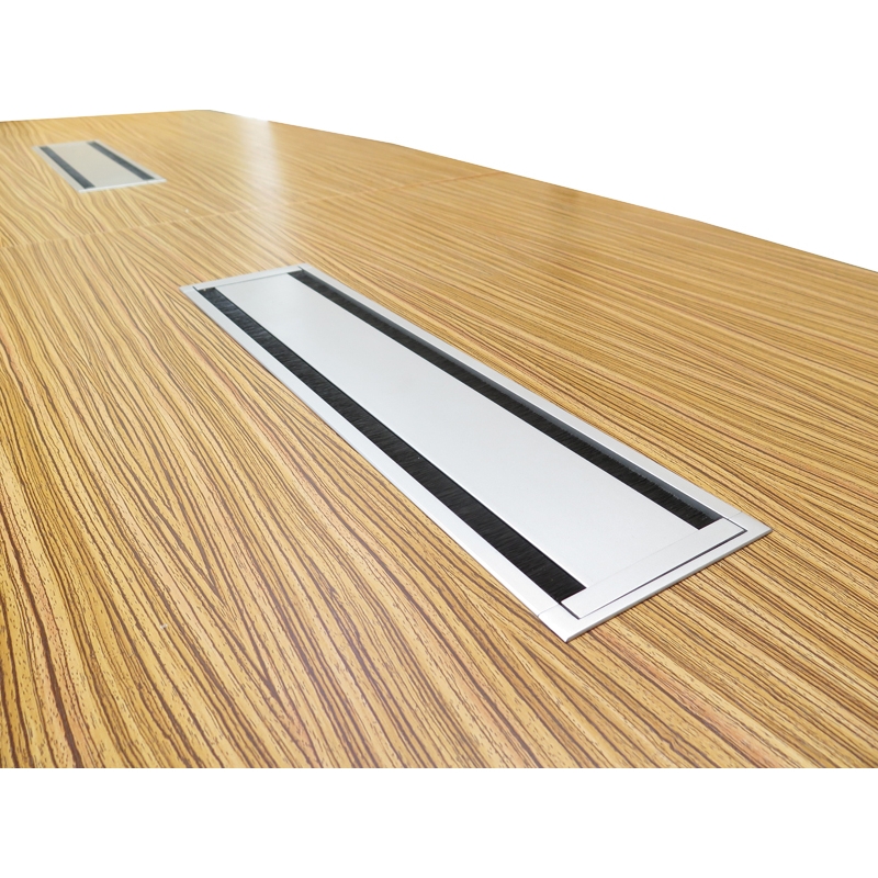 Novara  Boardroom Table 3m Zebrano