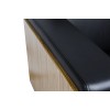 Novara Executive Lounge Wood Veneer and Leather