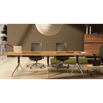 Novara  Boardroom Table 3m Zebrano