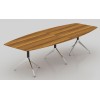 Novara  Boardroom Table 3m Zebrano