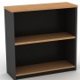 Bookcase in Beech and Graphite - 900mm High