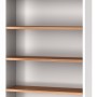 Bookcase in Birch and White - 1800mm High 
