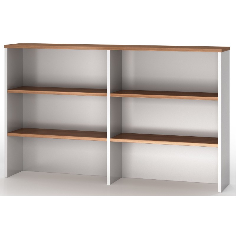 Overhead Hutch in Birch and White