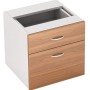 Desk Drawers -2 Drawers Birch and White