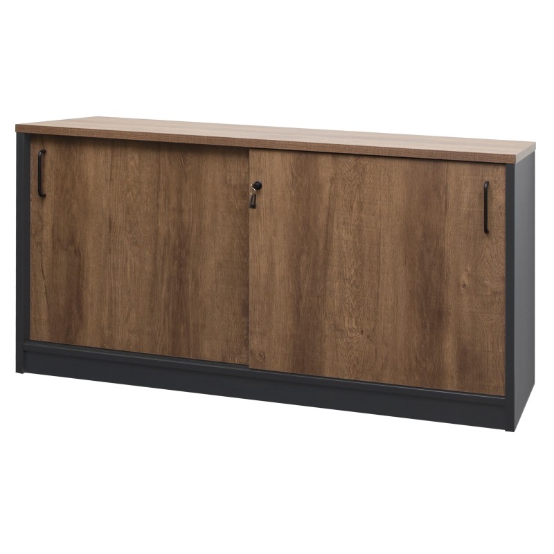 Credenza Walnut and Graphite