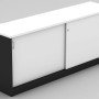 Credenza White & Graphite