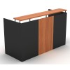 OM Reception Desk Cherry and Graphite