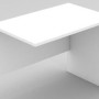 Desk Extension - All White