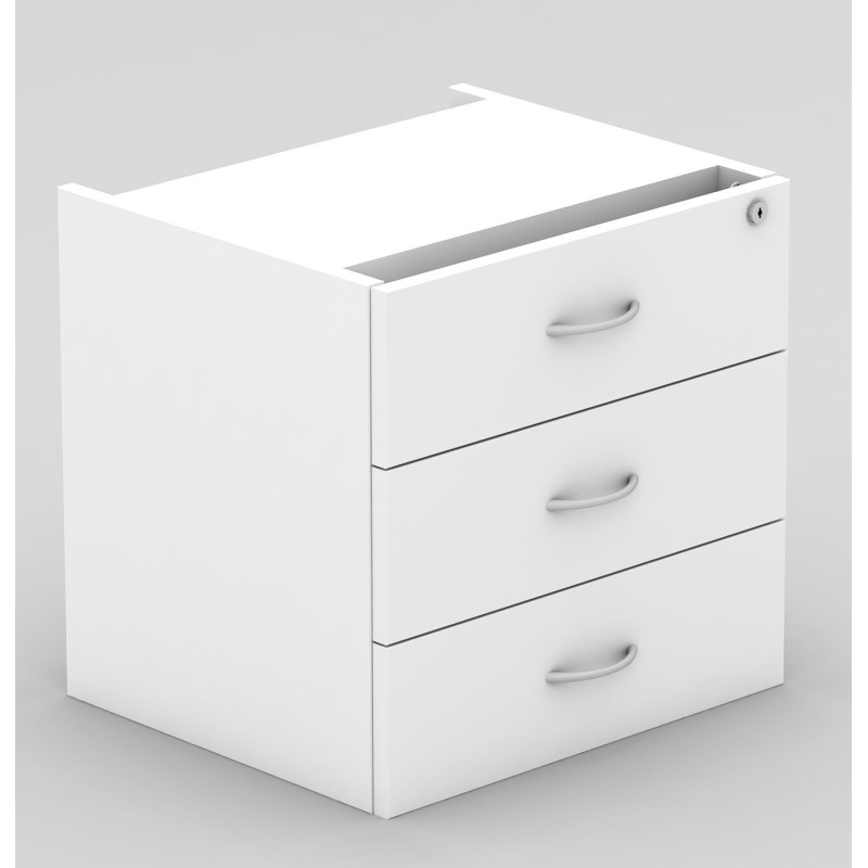 Desk Drawers -3 Drawers White