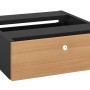 Desk Drawers -1 Drawer Beech & Charcoal