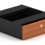 Desk Drawers -1 Drawer Cherry & Charcoal