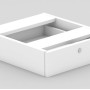Desk Drawers -1 Drawer All White