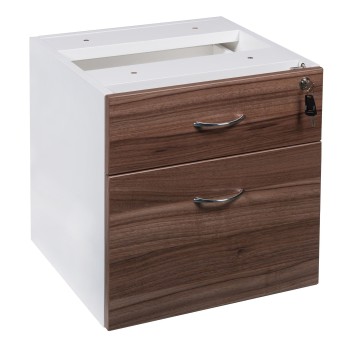 Desk Drawers -2 Drawers Sepia and White