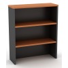 Overhead Hutch in Cherry and Graphite