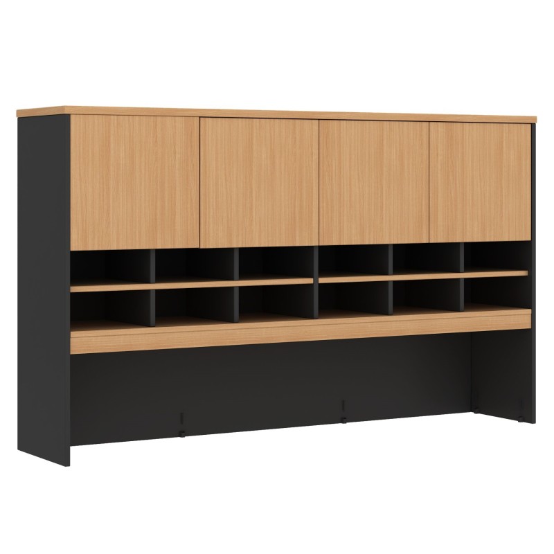 Pigeon Hole Hutch in Beech and Graphite