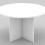Meeting Table Round White 