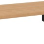 Monitor Riser in Beech and Graphite