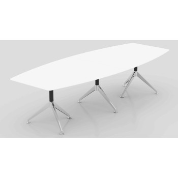 Potenza Boardroom Table 3m White