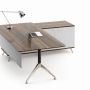 Potenza Executive Desk Sepia