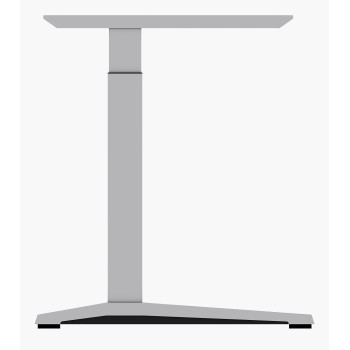Potenza Height Adjustable Desk Sepia and White